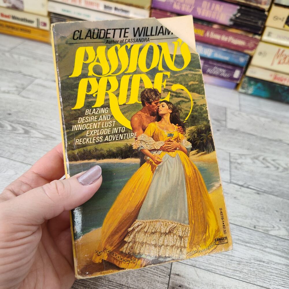 Passions Pride by Claudette Williams 1980 First Fawcett Crest Printing‎ Romance